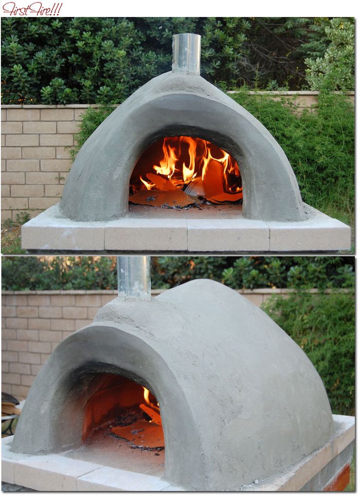 outdoor pizza oven building instructions