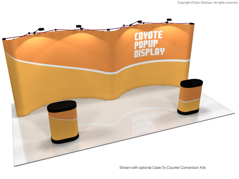 coyote pop up display instructions