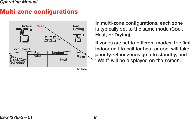 mitsubishi electric thermostat instructions