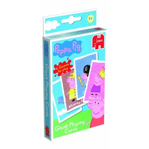 peppa pig jumbo playing cards instructions