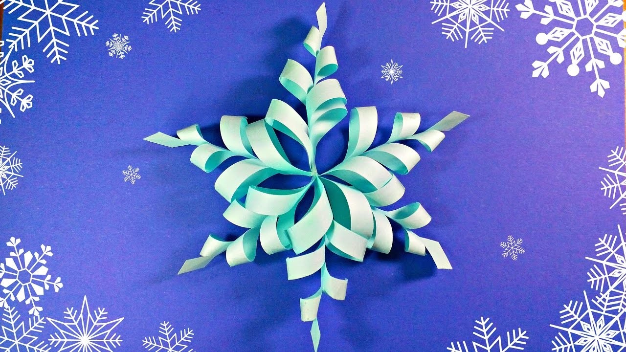 how to make paper snowflakes easy instruction