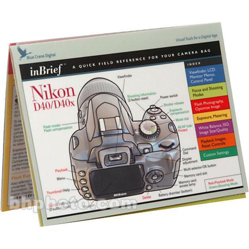 nikon d40 camera instructions