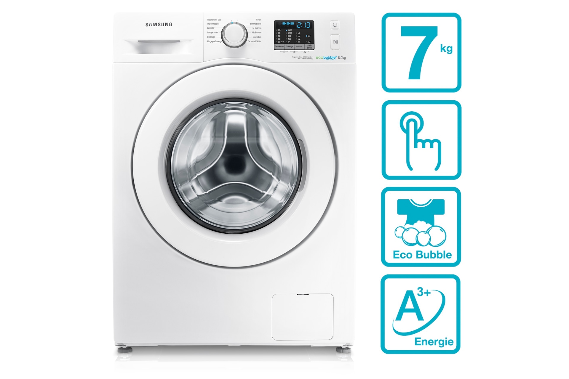 samsung ecobubble washing machine 7kg instructions