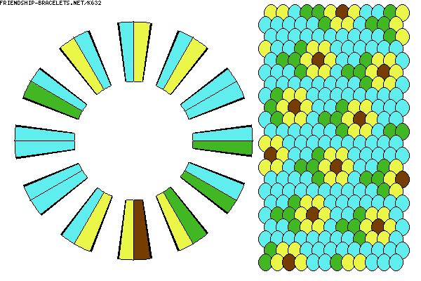 friendship bracelets instructions wheel