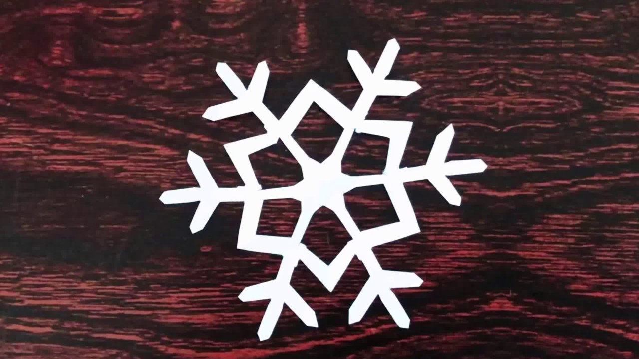 how to make paper snowflakes easy instruction