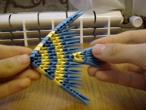 3d origami pieces folding instructions