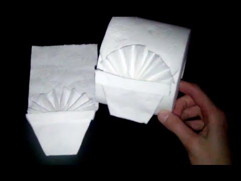 paper napkin folding instructions rose
