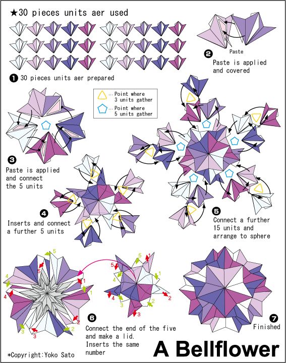 origami spiral shell instructions