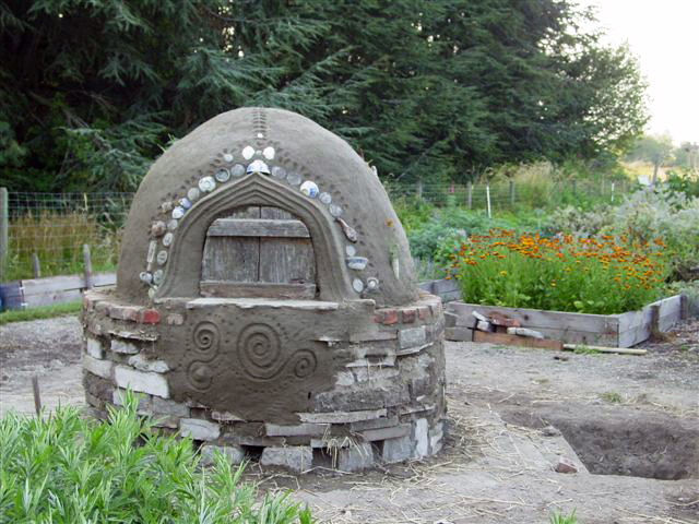 instructions for building a cob oven