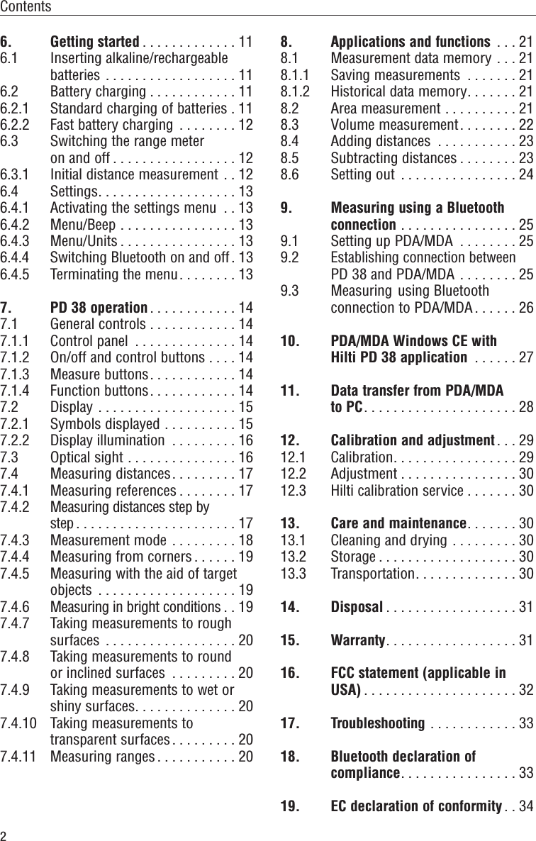 hilti pd 10 operating instructions