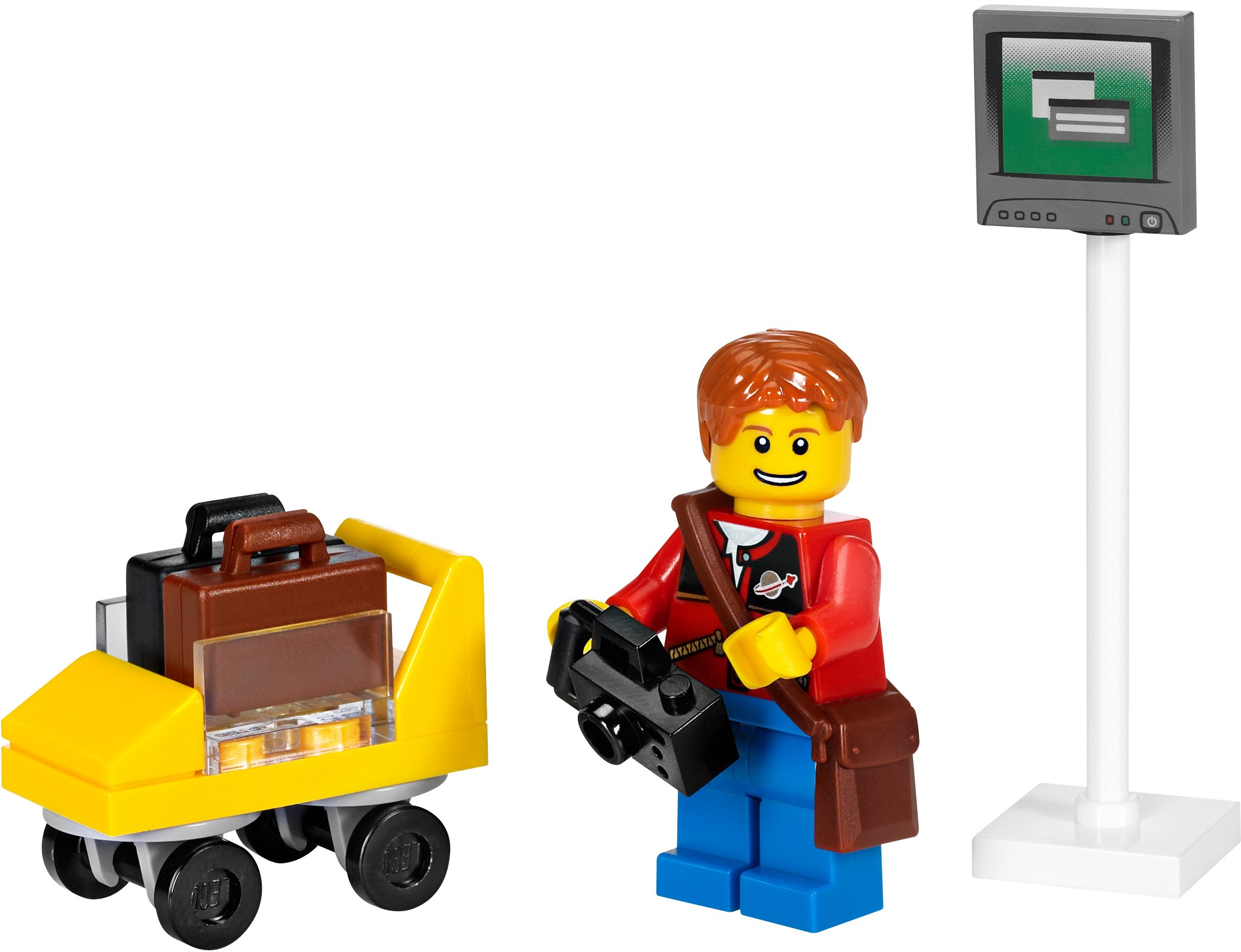 lego city tram instructions