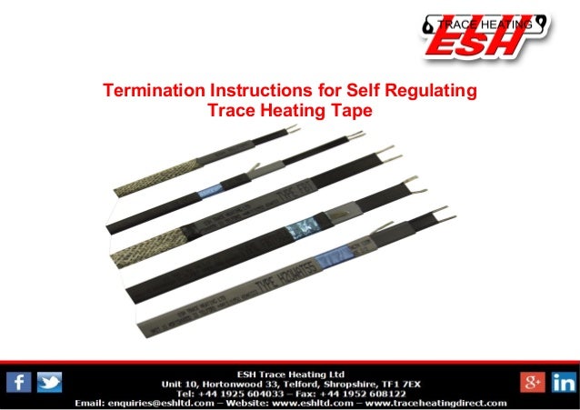 heat tape installation instructions