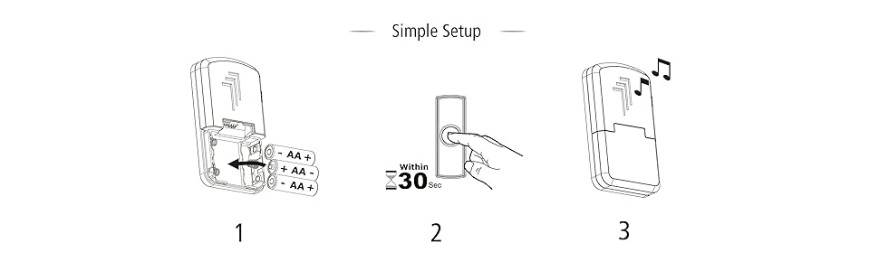 byron doorbell instructions b304