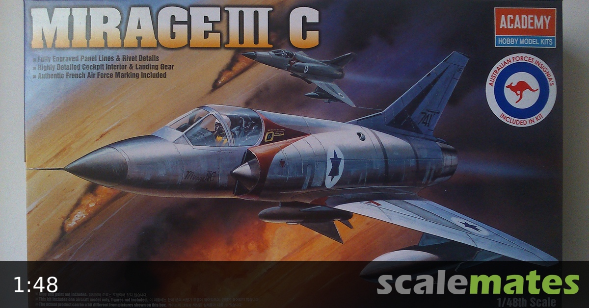 academy 1 48 mirage iiic instructions