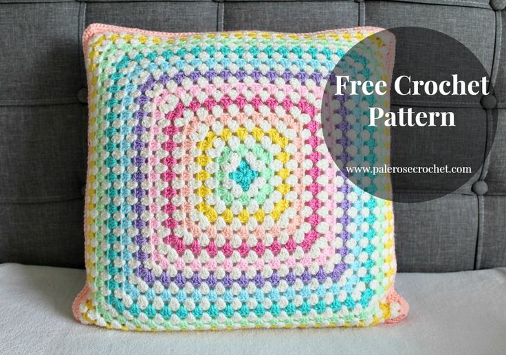 afghan crochet instructions cushion cover