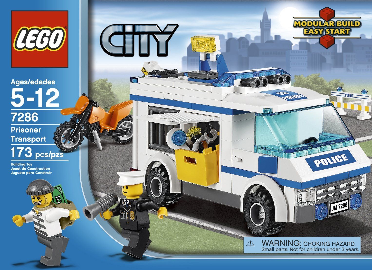 lego city police transporter instructions