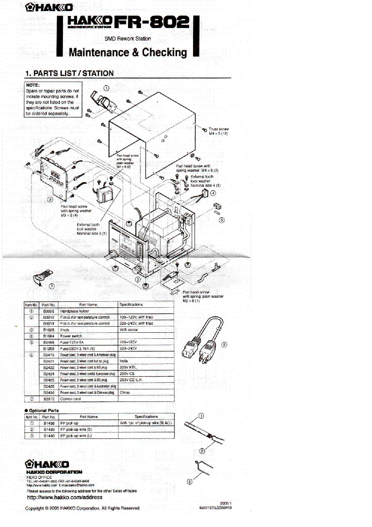 weller wd2 instruction manual