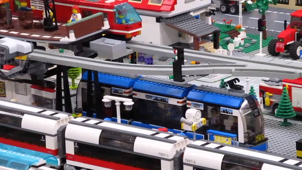 lego city tram instructions