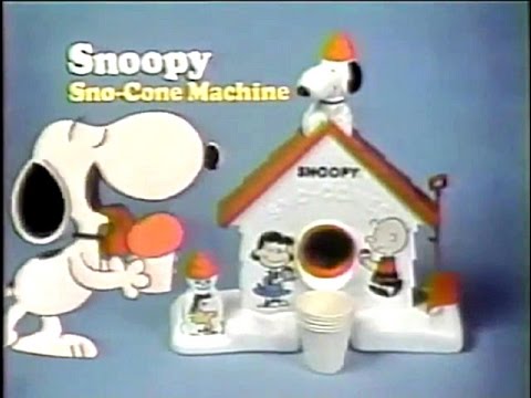 snoopy snow cone maker instructions
