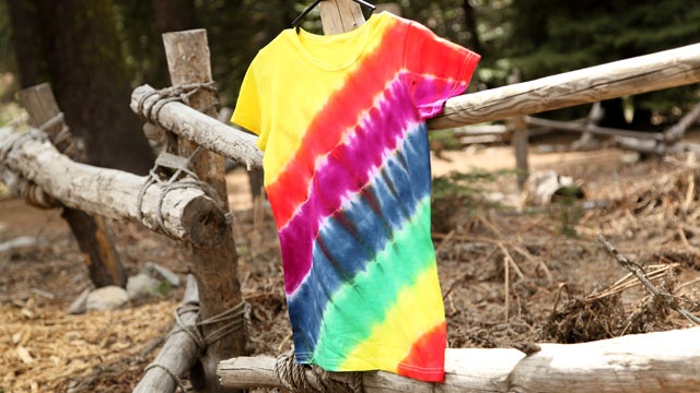 bullseye tie dye patterns instructions