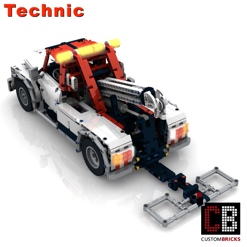 how to build a lego tow truck instructions