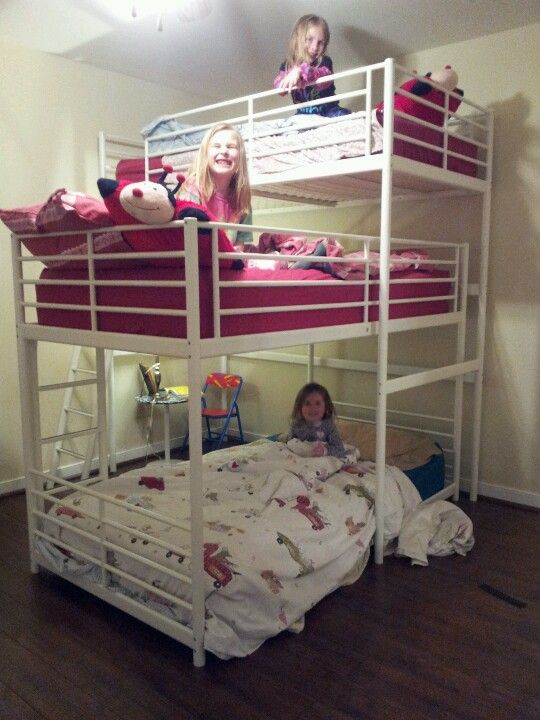 ikea metal triple bunk bed instructions