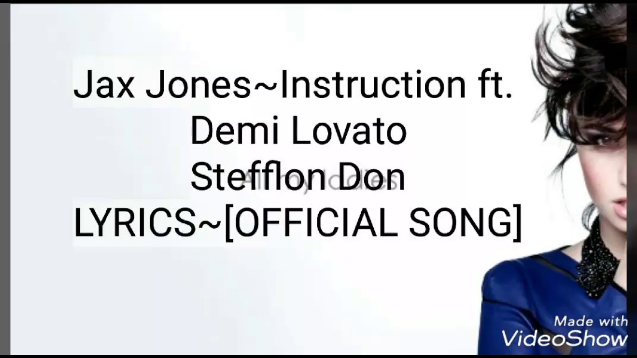 instruction demi lovato jax jones