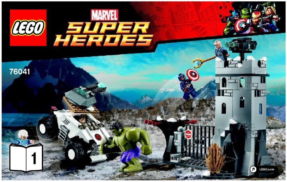 lego brick instructions marvel