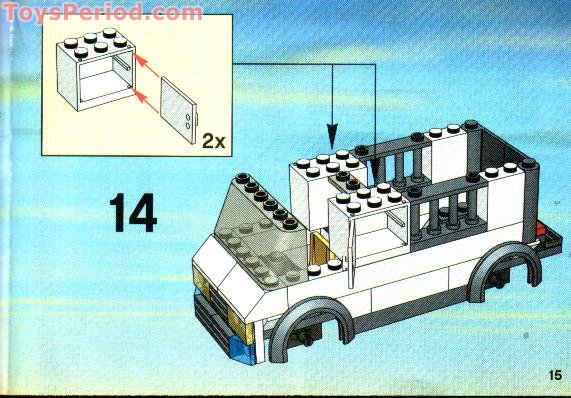 lego city police transporter instructions