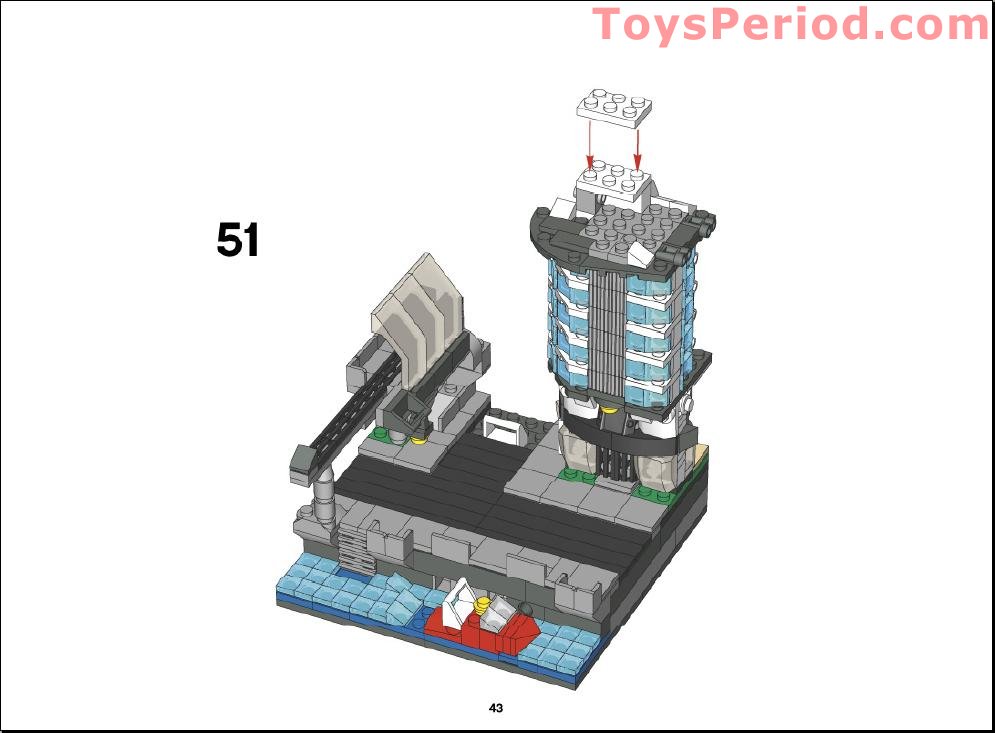 lego new york skyline instructions