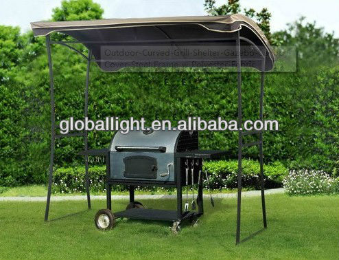 mainstays curved grill shelter assembly instructions