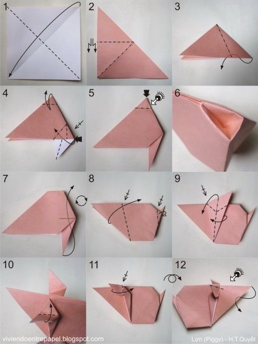 paper napkin folding instructions rose