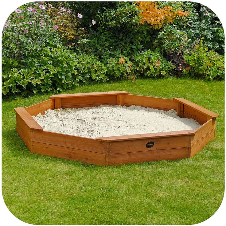 plum octagonal sandpit instructions