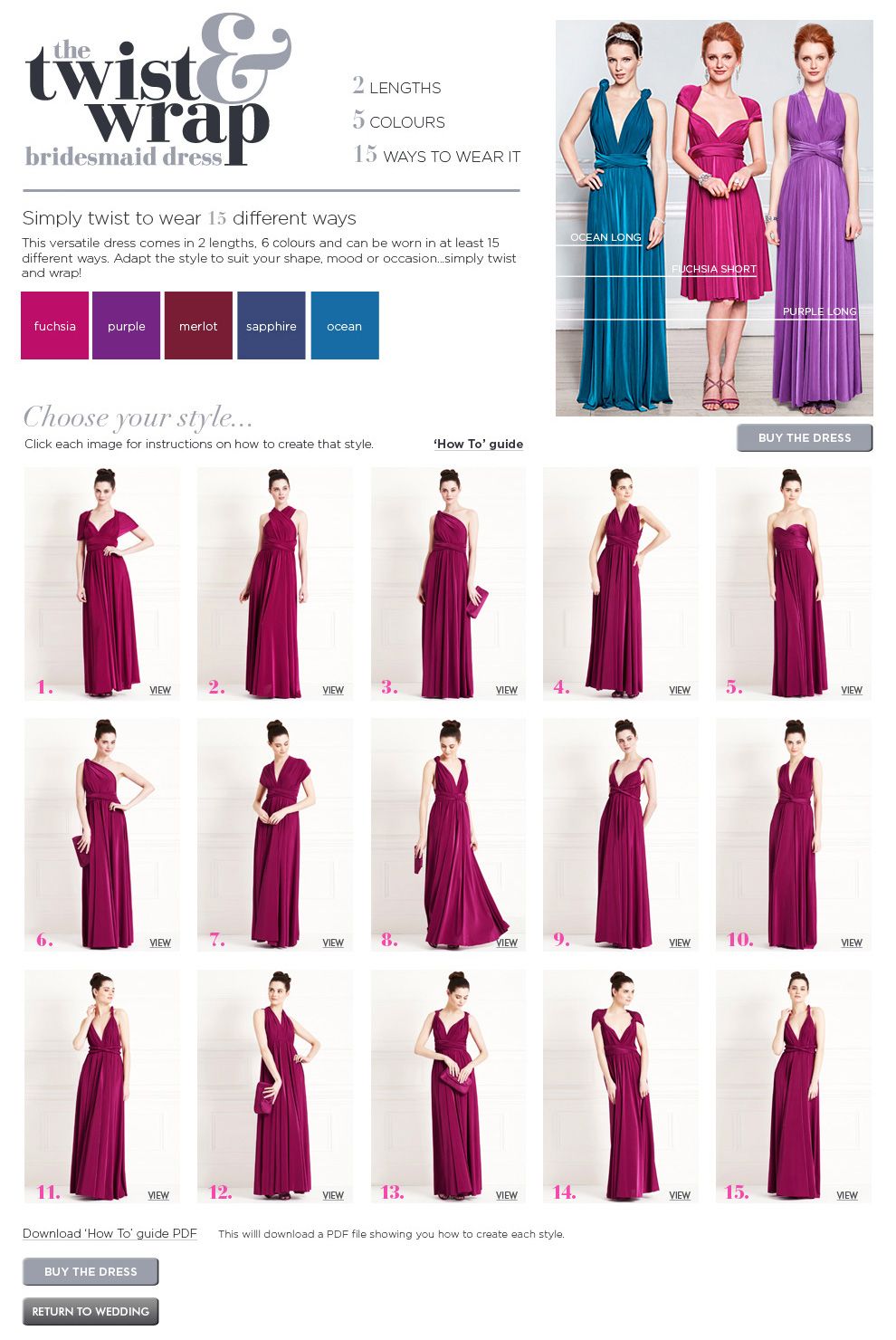 twist and wrap dress instructions