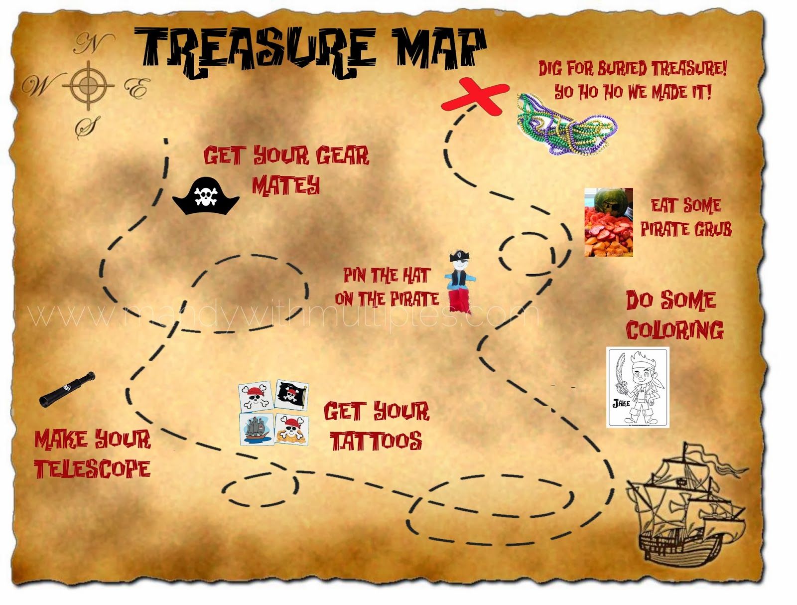 ugames instructions treasure chest